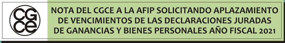 NOTA DEL CGCE A LA AFIP